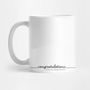 Graduation: Female Graduate Line Design Mug